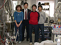 Photograph of Okabe Lab. Member in 2001